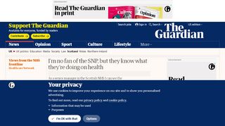 
                            11. I'm no fan of the SNP, but they know what they're doing on health ...