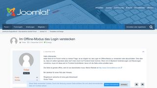 
                            1. Im Offline-Modus das Login verstecken - Templates und Design ...