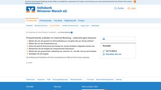 
                            7. ... im Online-Banking - Volksbank Winsener Marsch