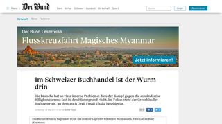 
                            9. Im Schweizer Buchhandel ist der Wurm drin - News Wirtschaft ...