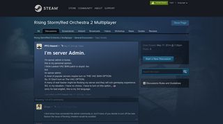 
                            4. I'm server Admin. :: Rising Storm/Red Orchestra 2 Multiplayer General ...