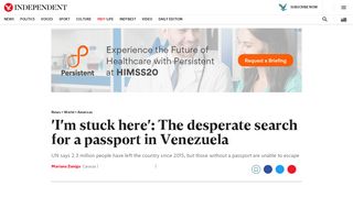 
                            5. 'I'm stuck here': The desperate search for a passport in Venezuela ...