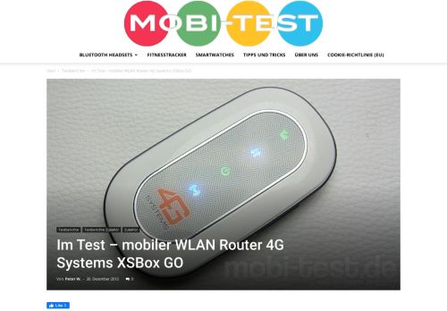 
                            8. Im Test - mobiler WLAN Router 4G Systems XSBox GO - mobi-test