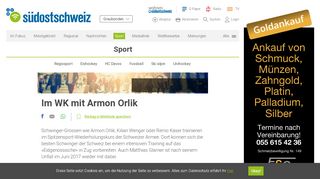 
                            11. Im WK mit Armon Orlik | suedostschweiz.ch