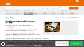 
                            4. IMABIS startet kostenlose Maklersoftware PROMABIS | Imabis GmbH ...