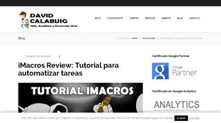 
                            6. iMacros Review: Tutorial para automatizar tareas - David Calabuig