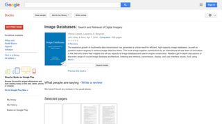 
                            6. Image Databases: Search and Retrieval of Digital Imagery
