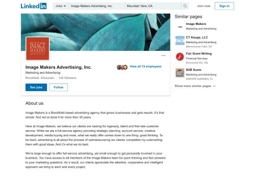 
                            8. Image Makers Advertising, Inc. | LinkedIn