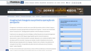 
                            11. Imaginarium inaugura sua primeira operação em aeroporto - Portal ...