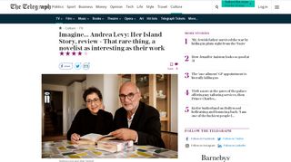 
                            9. Imagine... Andrea Levy: Her Island Story, review - That rare thing, a ...