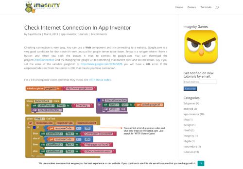 
                            11. Imagnity | Check Internet Connection In App Inventor