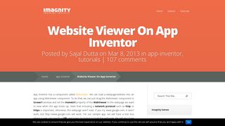 
                            11. Imagnity | Website Viewer On App Inventor