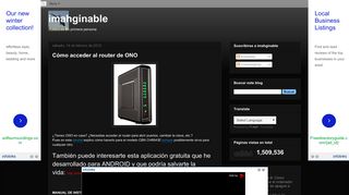 
                            8. imahginable: Cómo acceder al router de ONO