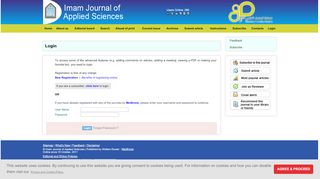 
                            8. Imam Journal of Applied Sciences : Login