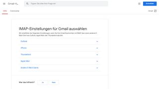 
                            11. IMAP-Einstellungen für Gmail auswählen - Gmail-Hilfe - Google Support