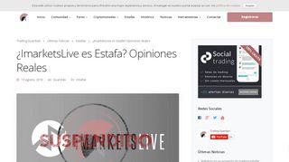 
                            13. ImarketsLive ES ESTAFA! ▷ VER Opiniones REALES ↓ 3 Pruebas