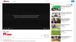 
                            6. IMC - Login - YouTube