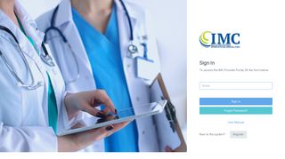 
                            9. IMC Provider Portal: Login