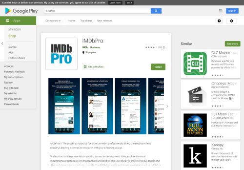 
                            8. IMDbPro – Apps no Google Play