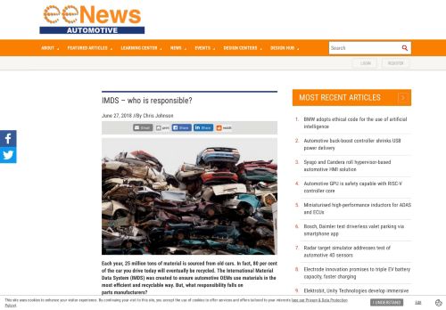 
                            7. IMDS – who is responsible? | eeNews Automotive