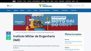 
                            12. IME. Saiba mais sobre o Instituto Militar de Engenharia