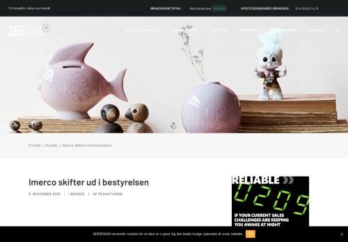 
                            12. Imerco skifter ud i bestyrelsen | 365DESIGN