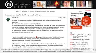 
                            11. iMessage am Mac lässt sich nicht mehr aktivieren | Software ...
