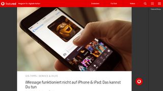 
                            5. iMessage funktioniert nicht auf iPhone & iPad: Das kannst Du tun