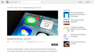 
                            10. iMessage Not Working – How to Fix - AppleToolBox