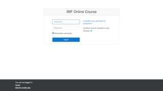 
                            5. IMF Online Modules