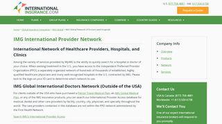 
                            6. IMG International Provider Network - International Travel ...