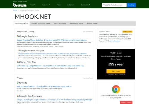 
                            8. imhook.net Technology Profile - BuiltWith