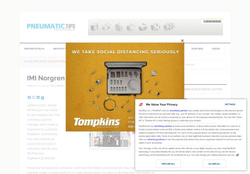 
                            12. IMI Norgren unveils new website - Pneumatic Tips