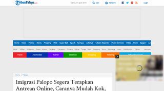 
                            10. Imigrasi Palopo Segera Terapkan Antrean Online, Caranya Mudah ...