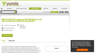 
                            6. IMK Institut für angewandte Markting- und Kommunikationsforschung ...
