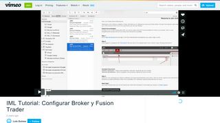 
                            10. IML Tutorial: Configurar Broker y Fusion Trader on Vimeo