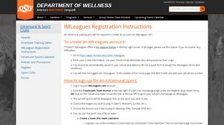 
                            9. IMLeagues Registration Instructions | Department of Wellness