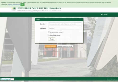 
                            11. Immanuel-Kant-Schule (Rüsselsheim) - LANiS-Login - LANiS