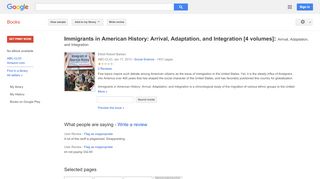 
                            7. Immigrants in American History: Arrival, Adaptation, and ...  - Google بکس کا نتیجہ