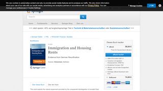 
                            11. Immigration and Housing Rents - Evidence from German ... - Springer