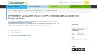 
                            12. Immigration Consultant and Foreign Worker Recruiter Licensing and ...