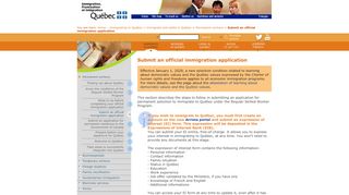 
                            11. Immigration, Diversité et Inclusion Québec - Submit an official ...