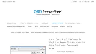 
                            12. Immo Decoding 3.2 Software ECU Repair & Immo Off | OBD Innovations