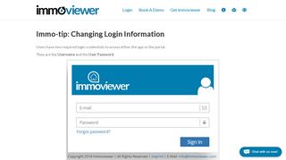 
                            4. Immo-tip: Changing Login Information | immoviewer.com