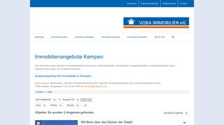 
                            10. Immobilien Gebiet Kempen - VOBA IMMOBILIEN eG