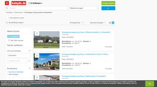 
                            13. Immobilien kaufen in Düsseldorf - Haus kaufen | kalaydo.de