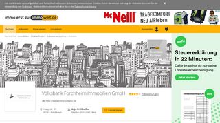 
                            13. Immobilien-Service der Volksbank Forchheim GmbH - Immowelt