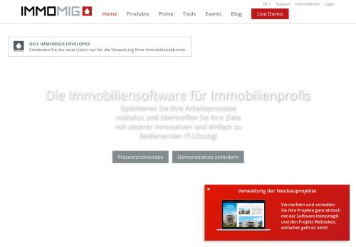 
                            1. Immobilien Software | Maklersoftware | Immomig®