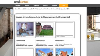 
                            9. Immobilien und Wohnungen in Niedersachsen bei Immozentral finden!