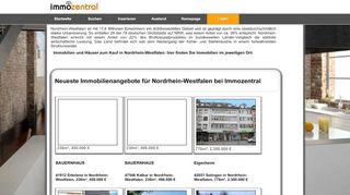 
                            10. Immobilien und Wohnungen in Nordrhein-Westfalen bei Immozentral ...